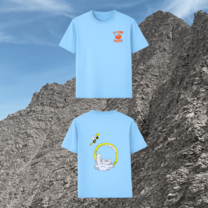 T-shirt La Fine Patte x @zoevermander bleu